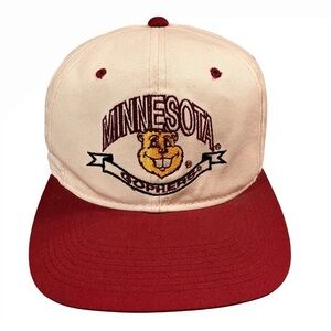 Vintage Minnesota Golden Gophers Snapback Hat Cap Adult OSFA Collegiate Licensed